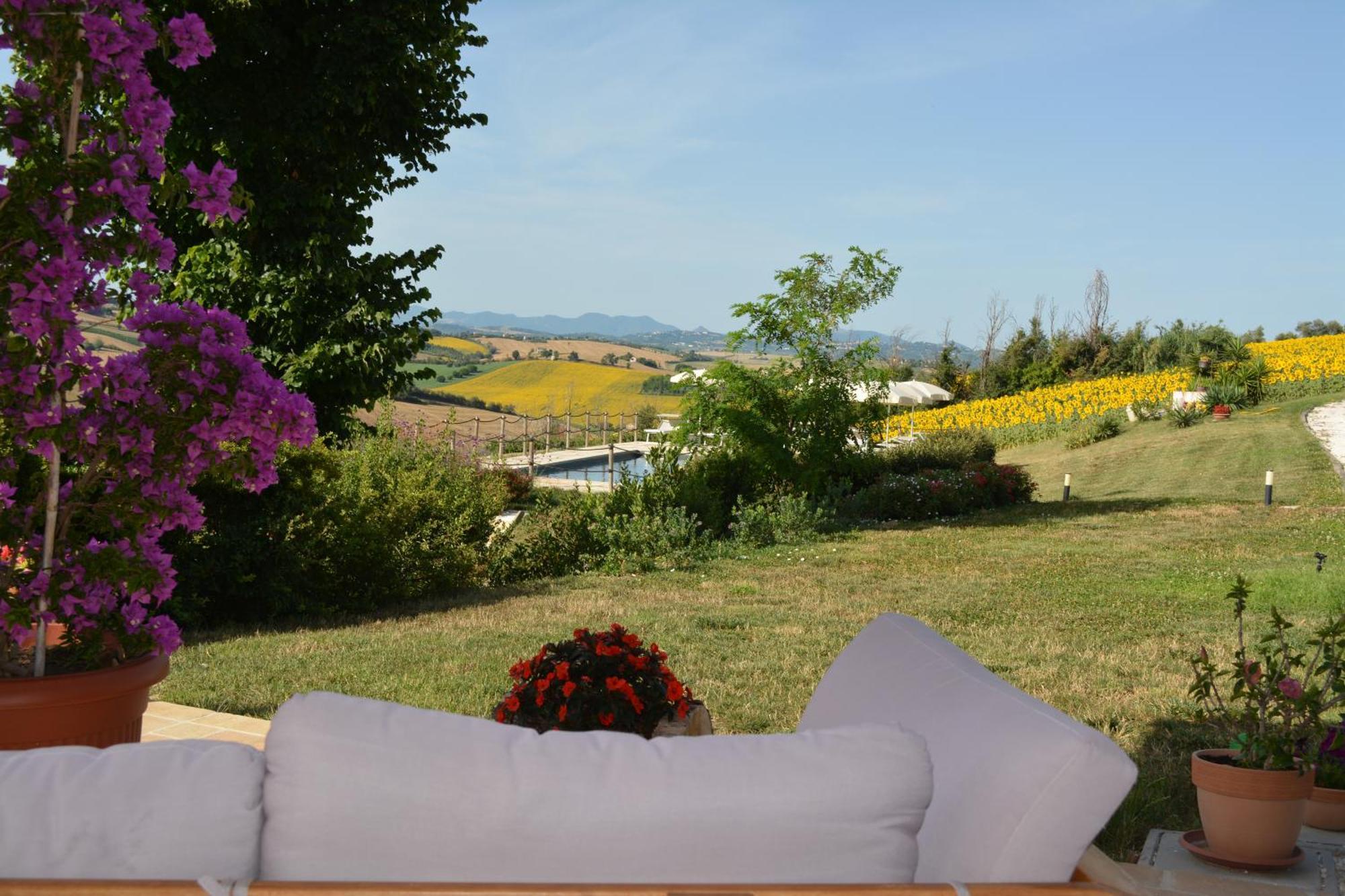 Casale Dei Cinque Colli Villa Ostra Bagian luar foto